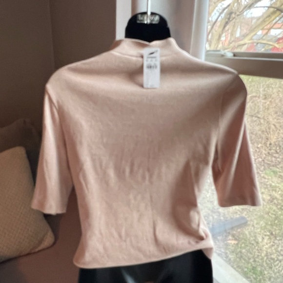 Tan Mock Turtleneck - size L -NWT - Picture 2 of 3